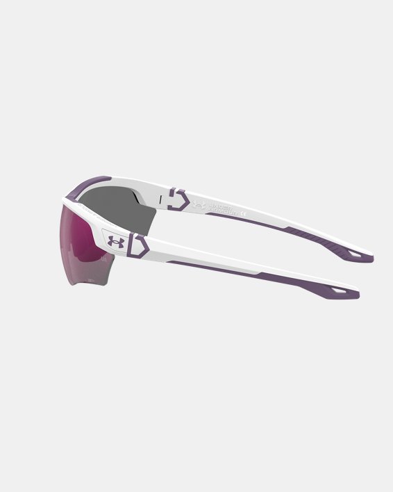 Unisex UA Yard Dual Mirror Sunglasses, White, pdpMainDesktop image number 6